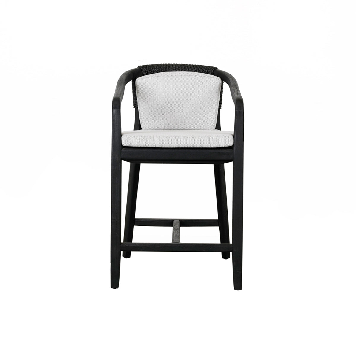 Dawn Black Outdoor Counter Stool - Ornate Home