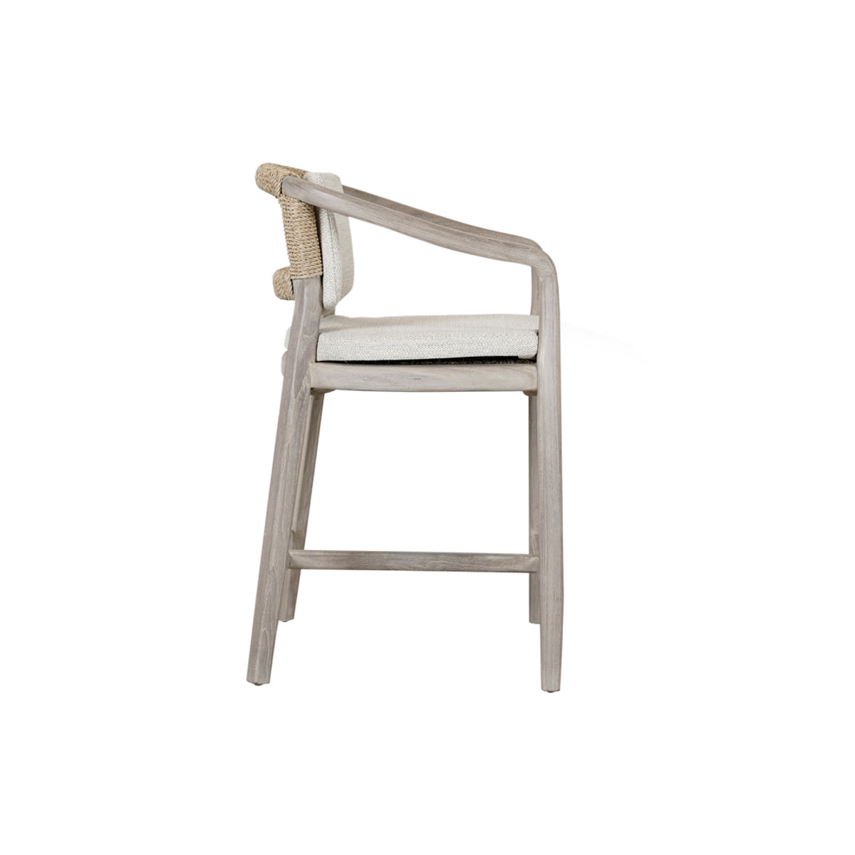 Dawn Gray Outdoor Counter Stool - Ornate Home