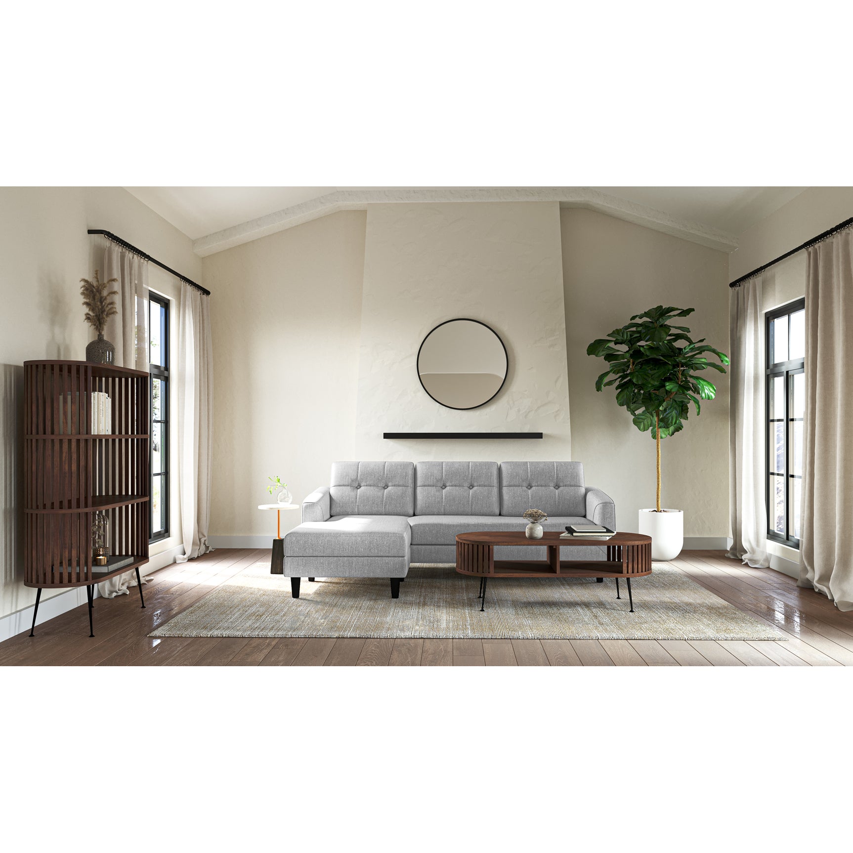 Dawn White Accent Table - Ornate Home
