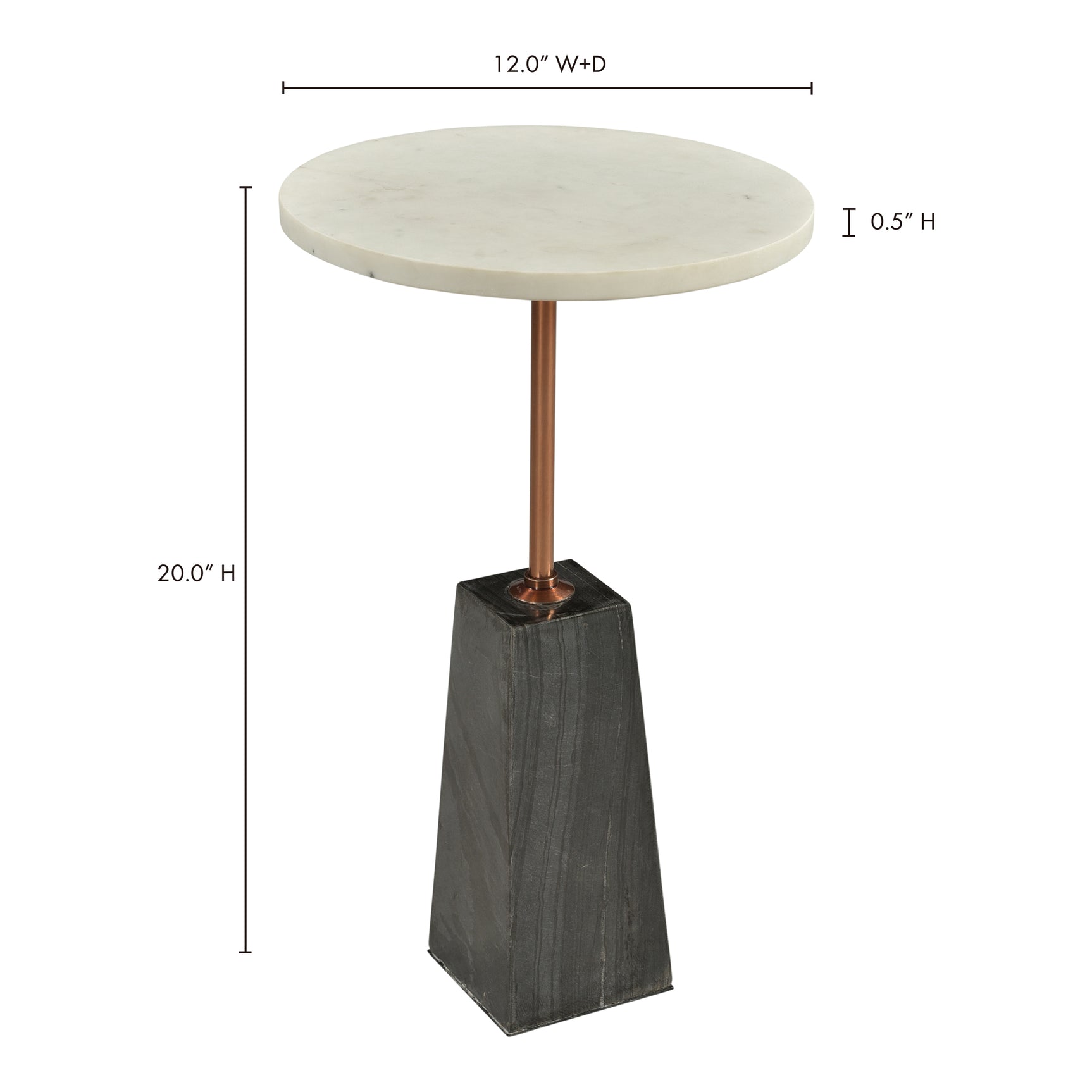 Dawn White Accent Table - Ornate Home