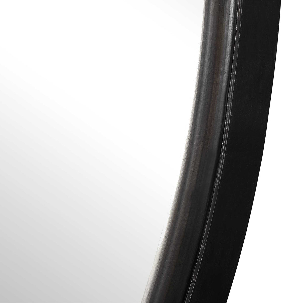 Dawsyn Black Round Mirror - Ornate Home