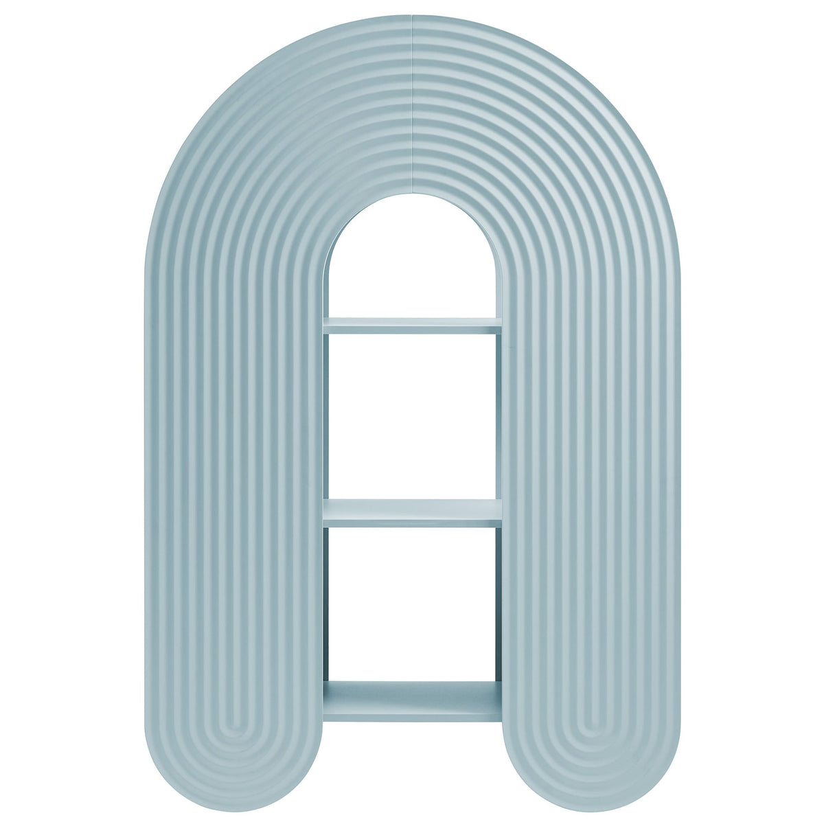 Daydream Light Blue 58" Arched Bookshelf - Ornate Home