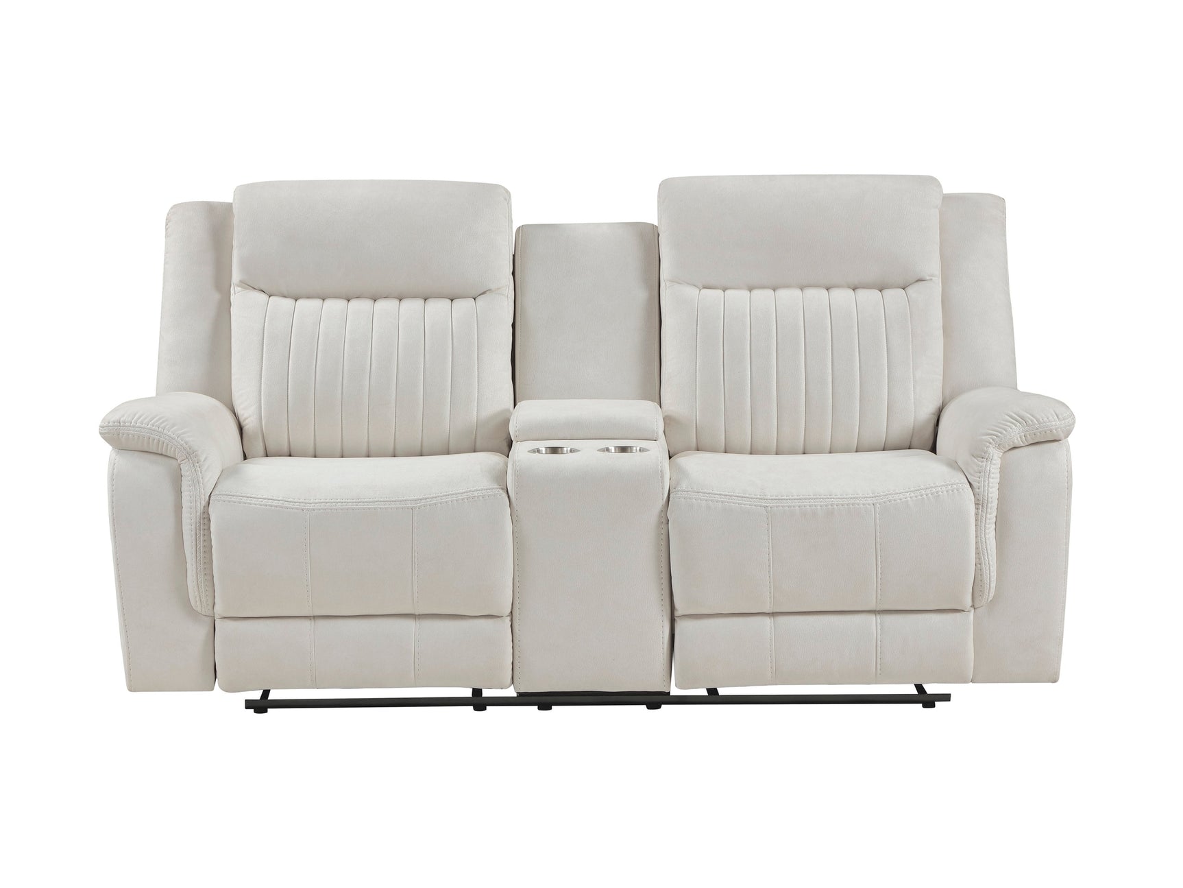 Dean Beige Double Reclining Loveseat - Ornate Home