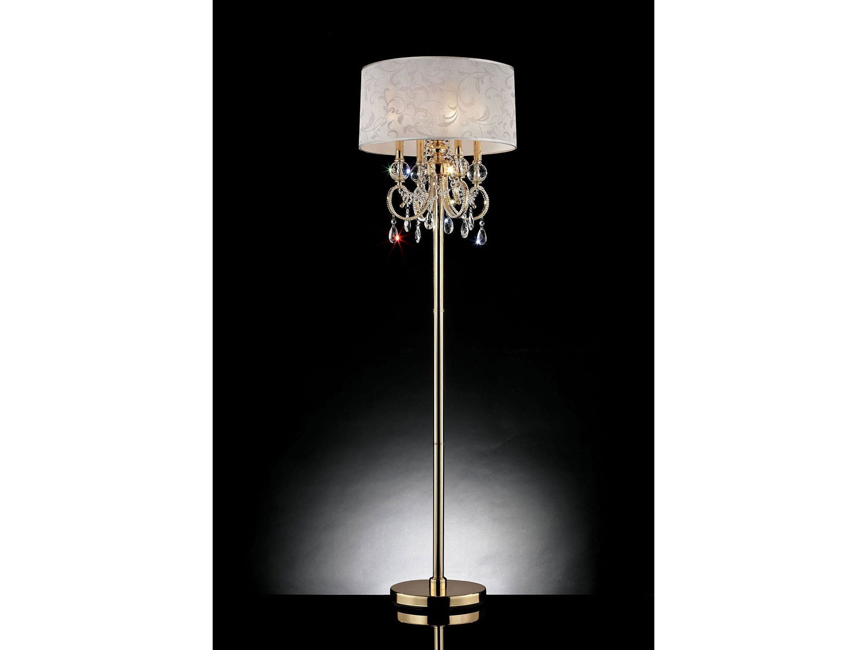 Deborah Gold Floor Lamp - Ornate Home