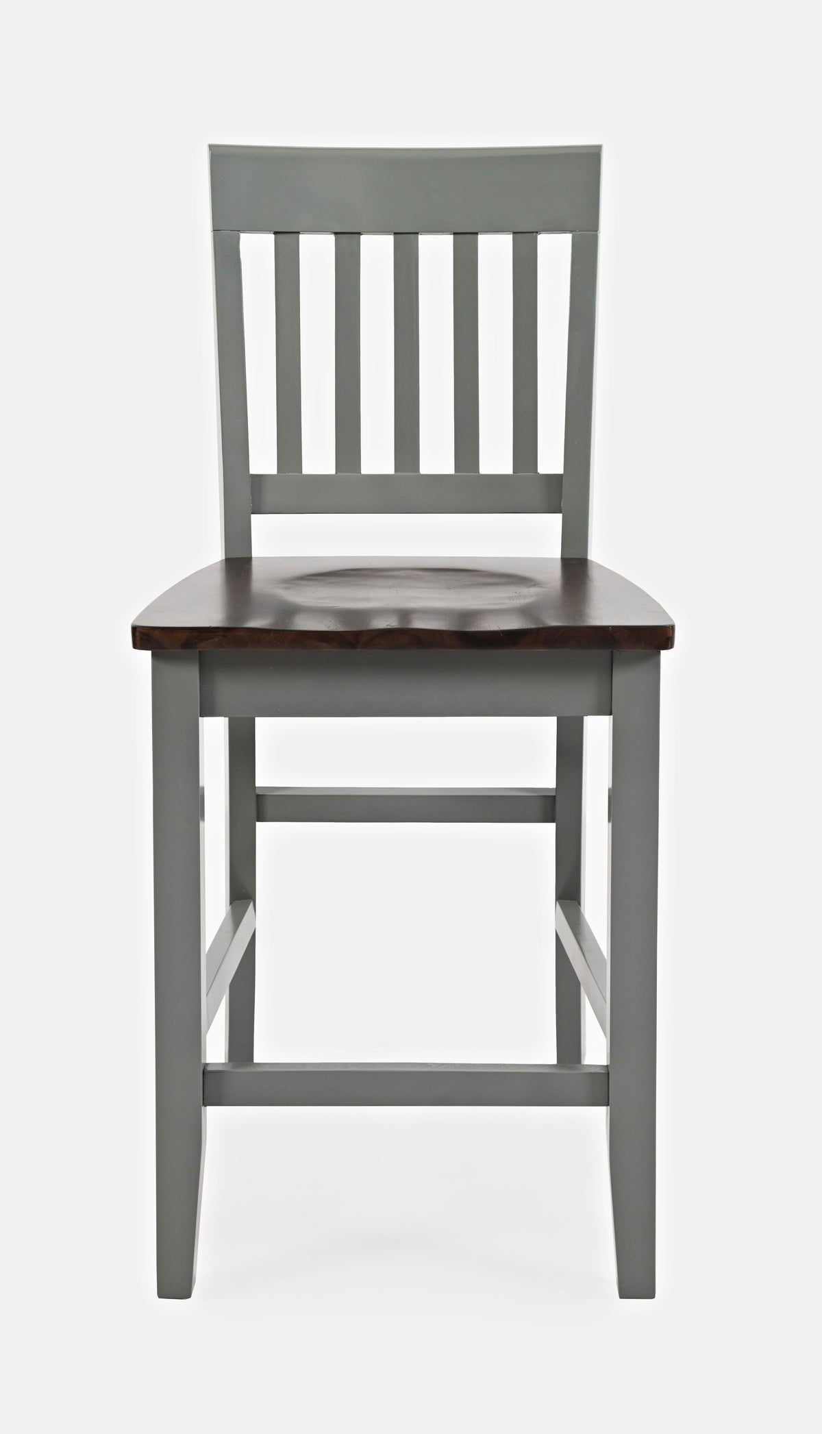 Decatur Lane Grey/Autumn Brown Counter Height Dining Table w/ 4 Stools, Bench - Ornate Home