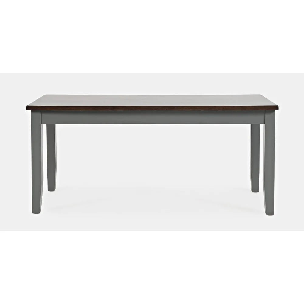 Decatur Lane Grey/Autumn Brown Dining Table, (2) Chairs, Bench - Ornate Home
