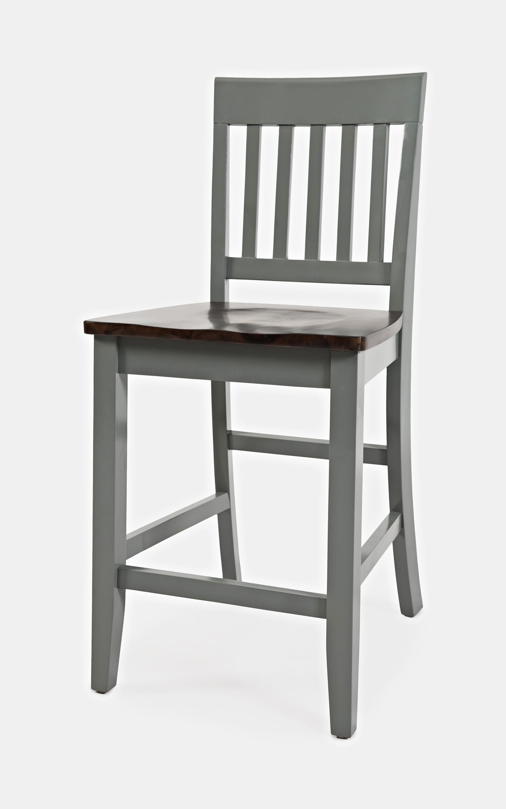 Decatur Lane Grey/Autumn Brown Stool (Set of 2) - Ornate Home
