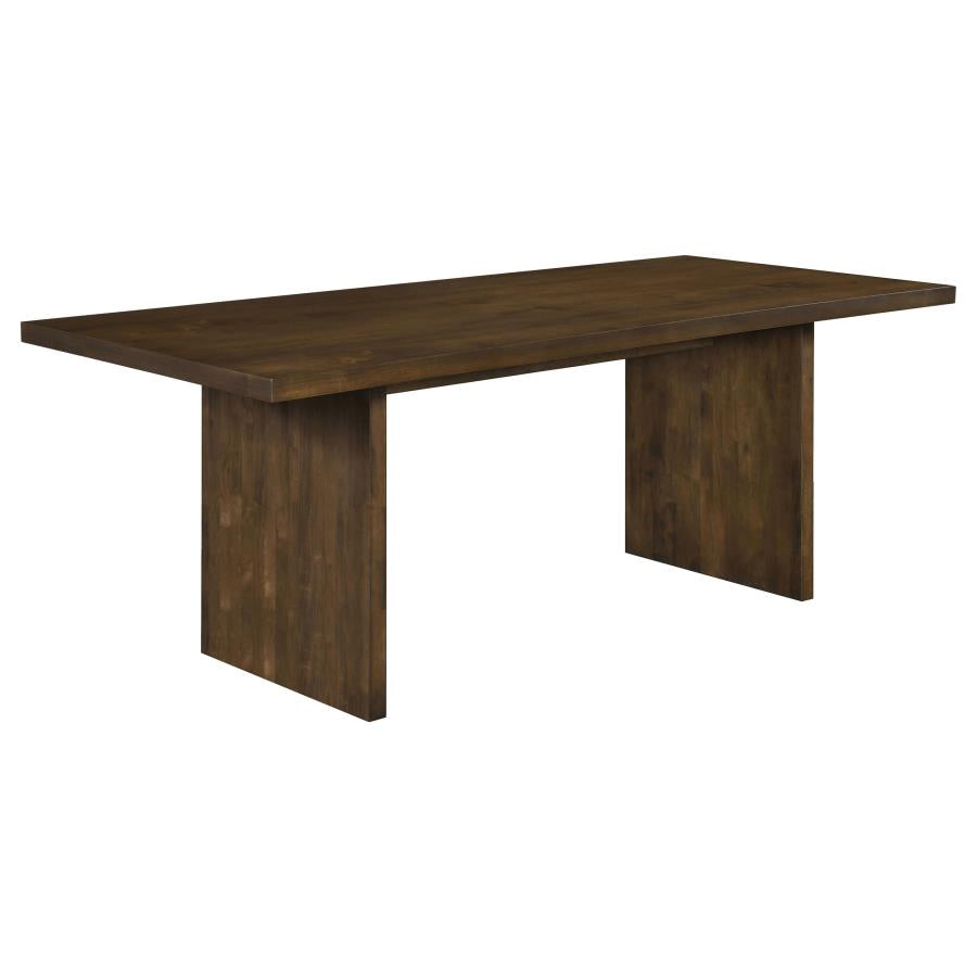 Decker Cream/Walnut 7-piece 82-inch Rectangular Dining Set - Ornate Home