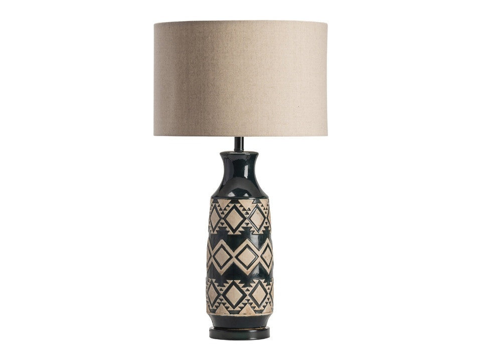 Decker Tan/Gold Table Lamp (Set of 2) - Ornate Home