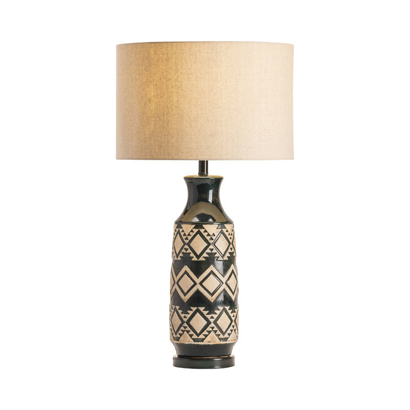 Decker Tan/Gold Table Lamp (Set of 2) - Ornate Home