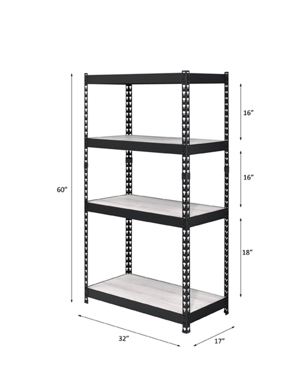 Decmus Natural/Black Bookshelf (60" H) - Ornate Home