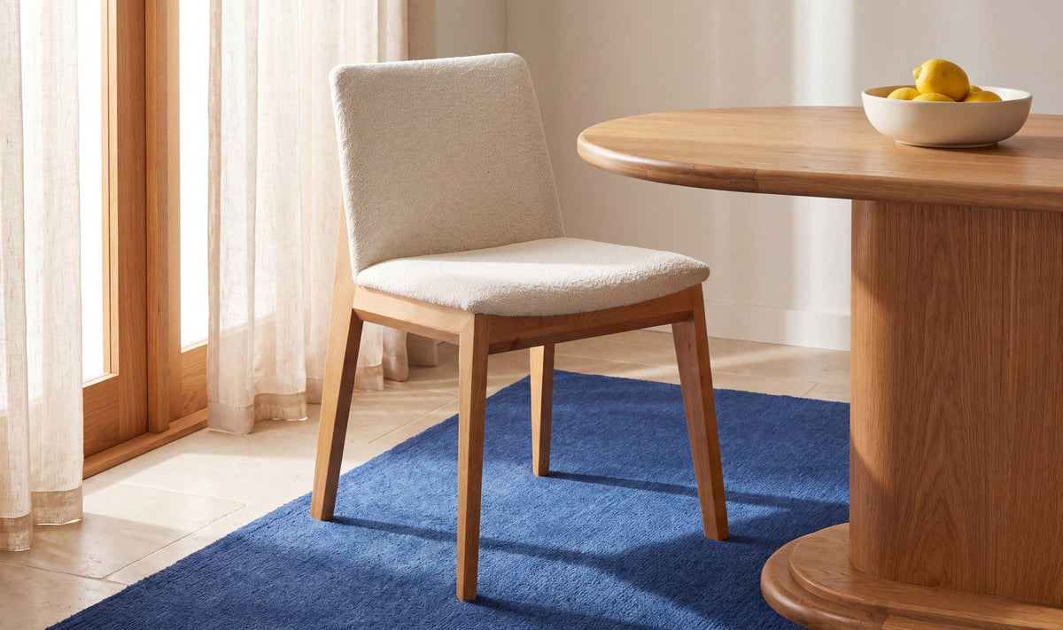 Deco Beige Oak Dining Chair (Set of 2) - Ornate Home