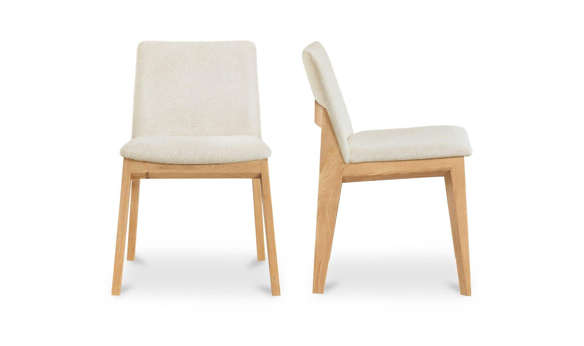 Deco Beige Oak Dining Chair (Set of 2) - Ornate Home