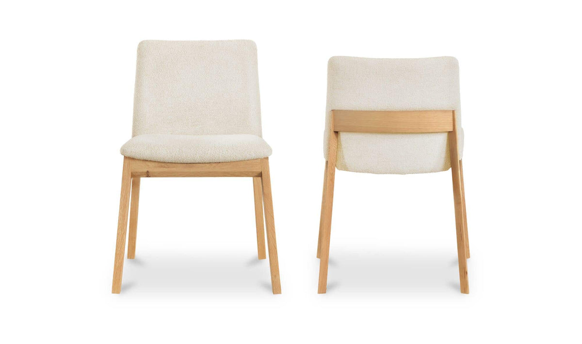 Deco Beige Oak Dining Chair (Set of 2) - Ornate Home