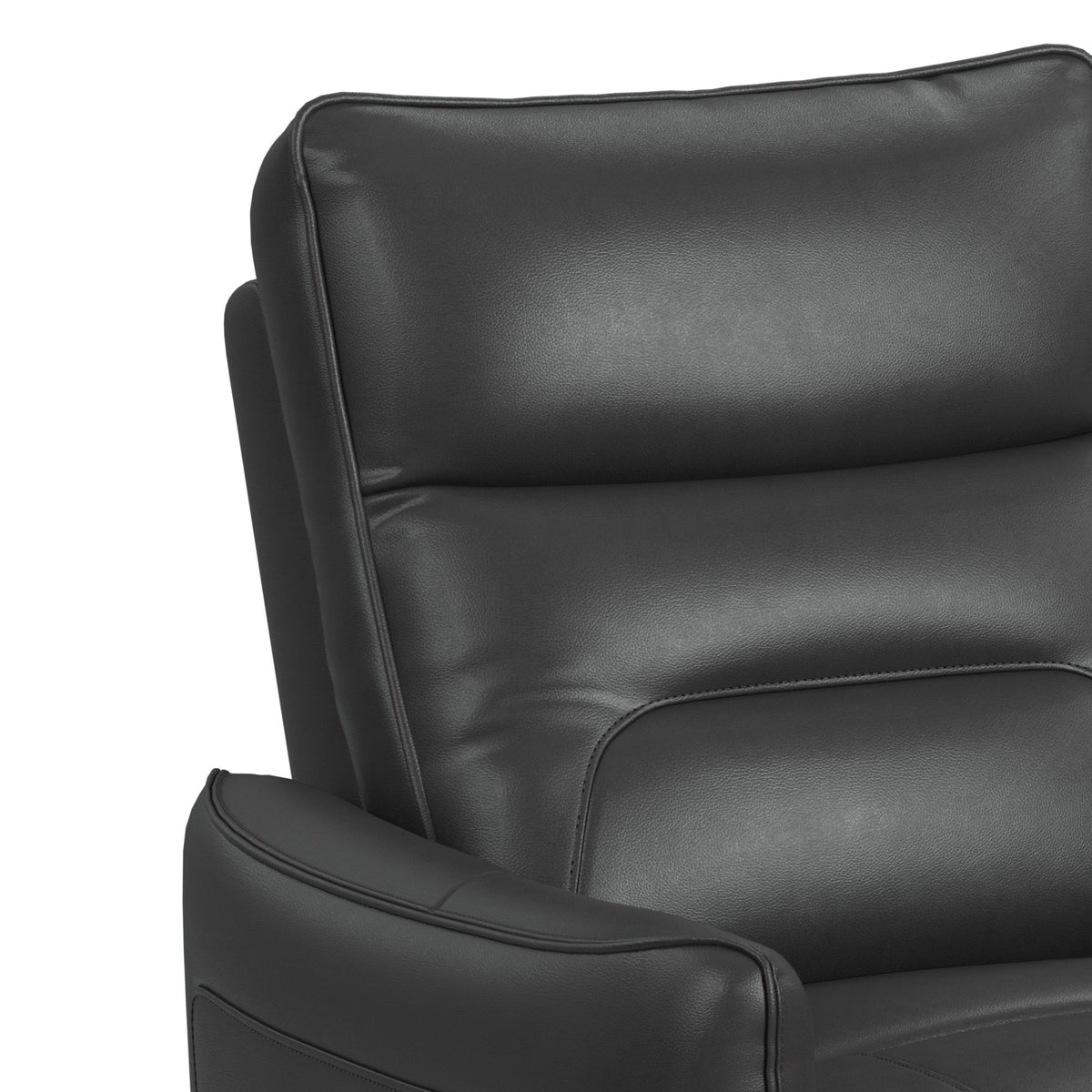 Deco Del Mar Grey P1 Recliner with Glider and Swivel - Ornate Home