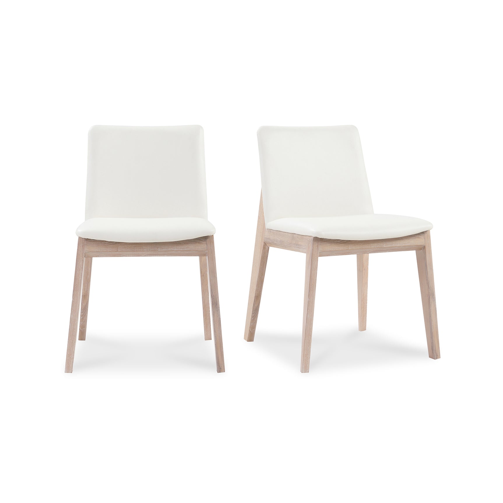 Deco White Dining Chair Cream (Set of 2) - Ornate Home