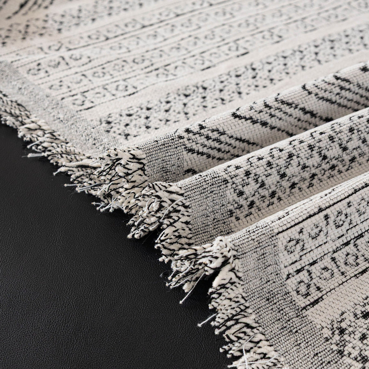 Decorative Slipcover for Pets, Kids, Boho Woven Couch Cover Throw Blanket with Tassel - Ornate Home