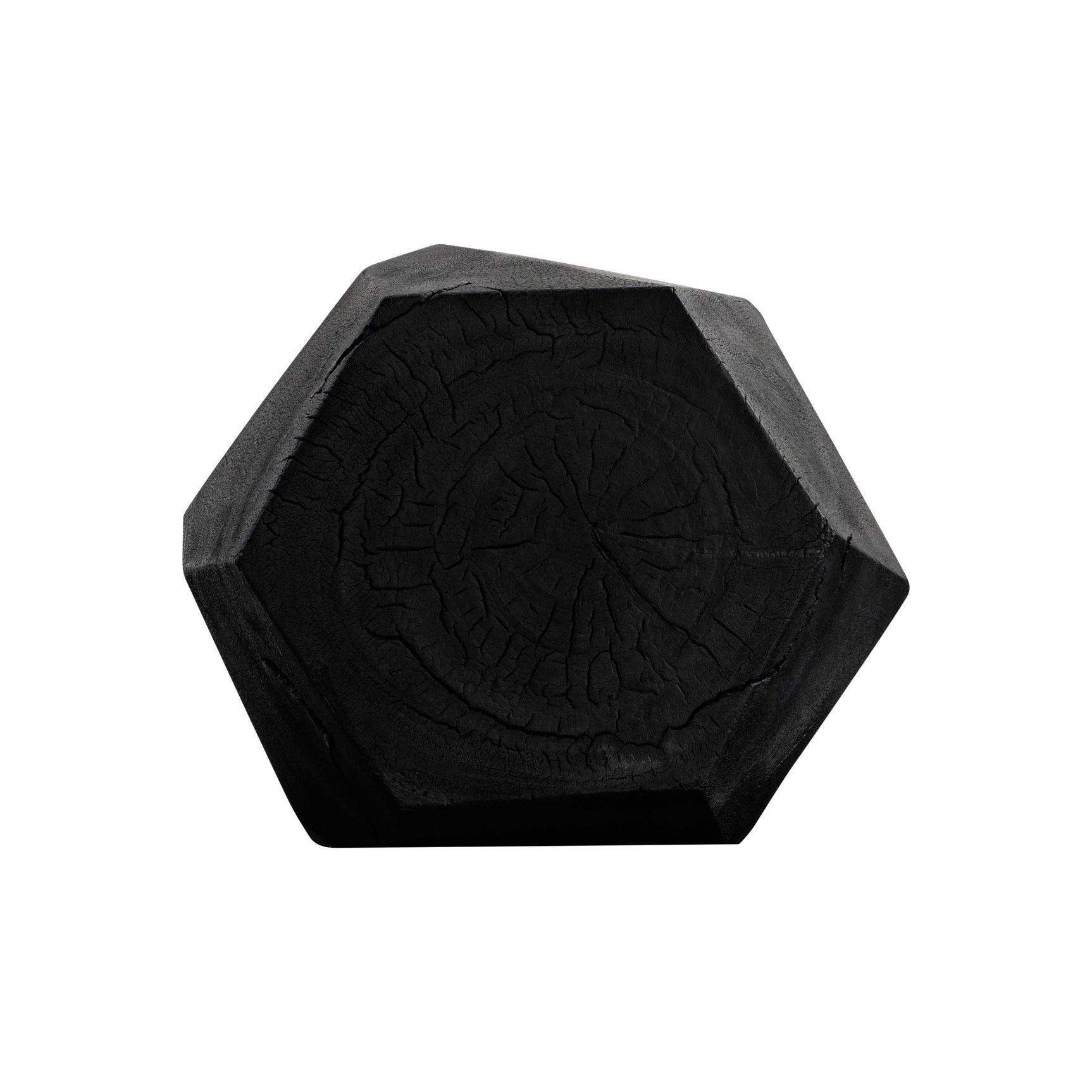 Dee Black Burn Accent Table - Ornate Home