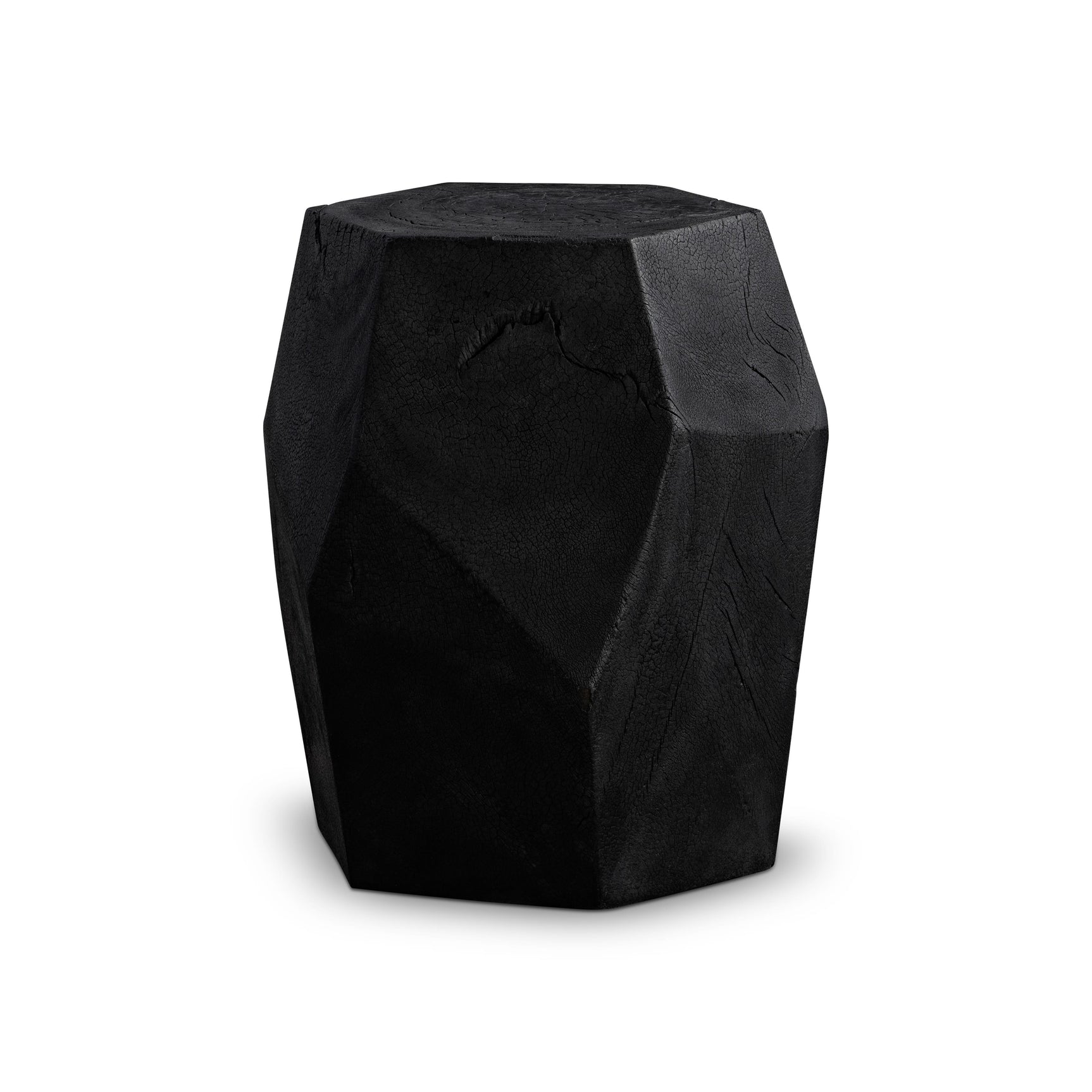 Dee Black Burn Accent Table - Ornate Home