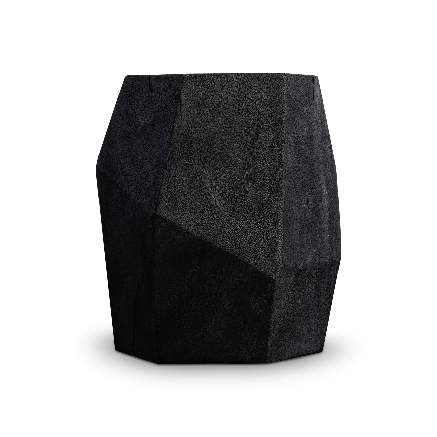 Dee Black Burn Accent Table - Ornate Home