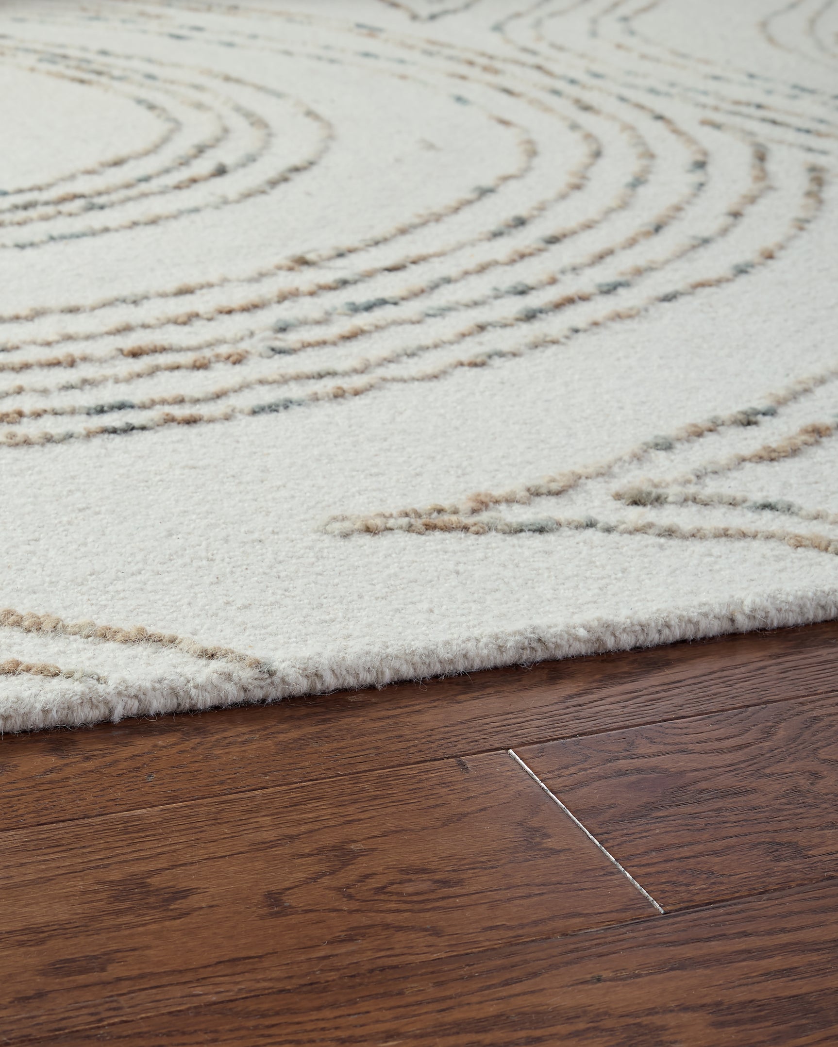 Deenbury Ivory/Green/Brown Large Rug - Ornate Home