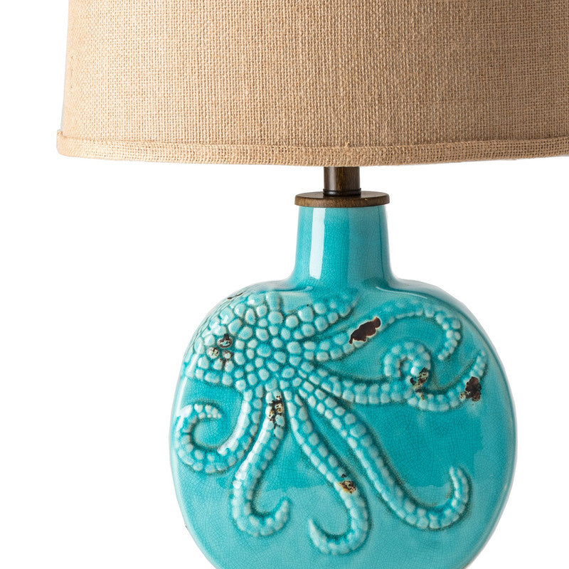 Deep Ocean Blue Table Lamp (Set of 2) - Ornate Home