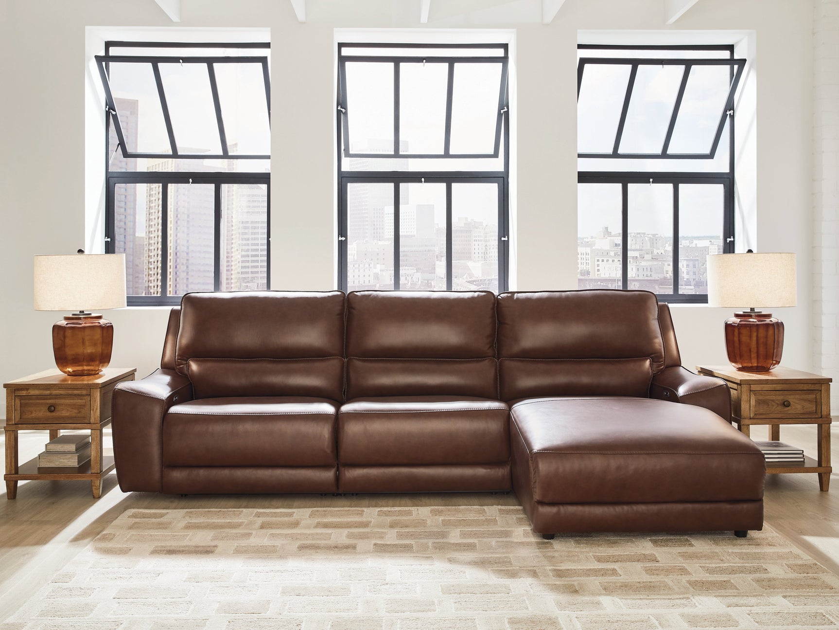 DeepWakes Canyon 3-Piece Reclining Sofa RAF Chaise (Online Special Price) - Ornate Home