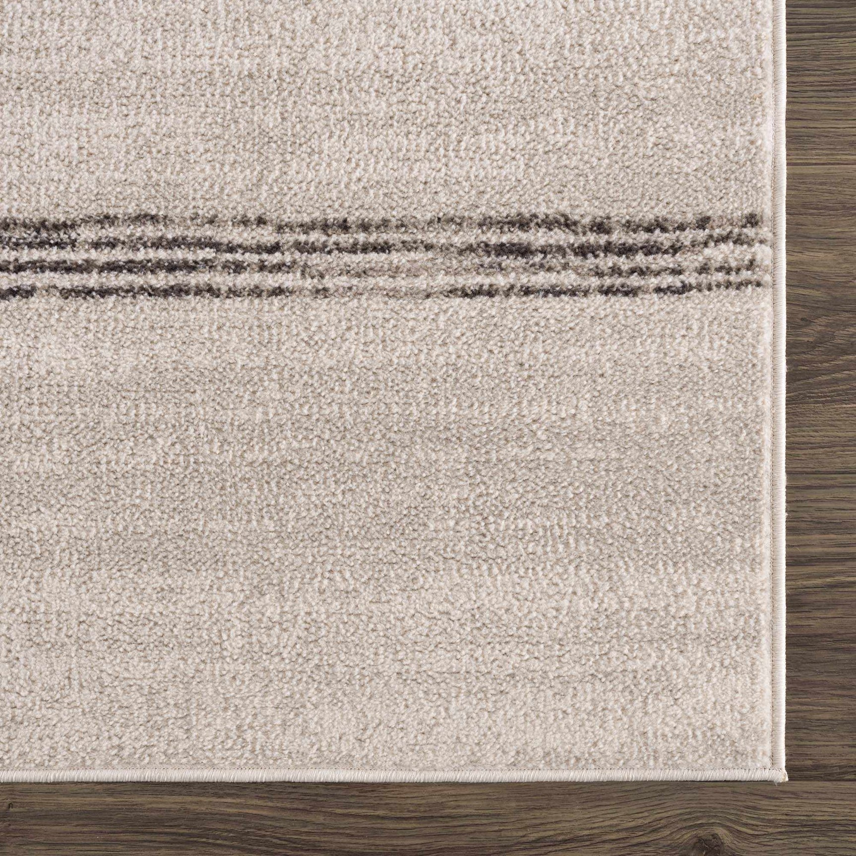 Deja Cream & Charcoal Area Rug - Clearance - Ornate Home