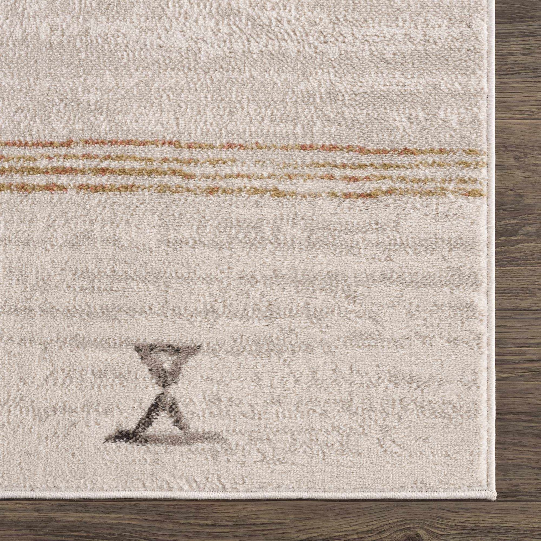 Deja Cream & Gold Area Rug - Clearance - Ornate Home