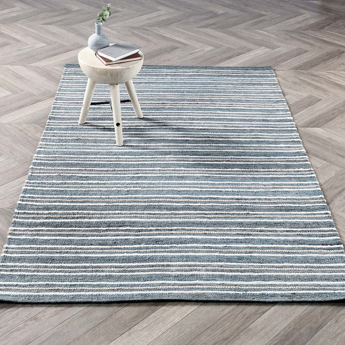Del Mar Aqua Blue/Multi Rug - Ornate Home