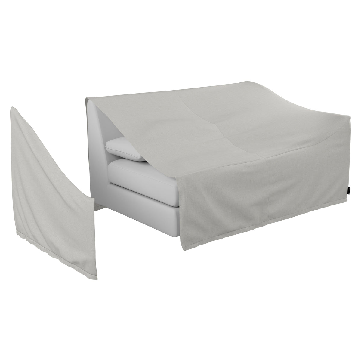 Del Sol gray Outdoor Left Side Panel Cover - Ornate Home
