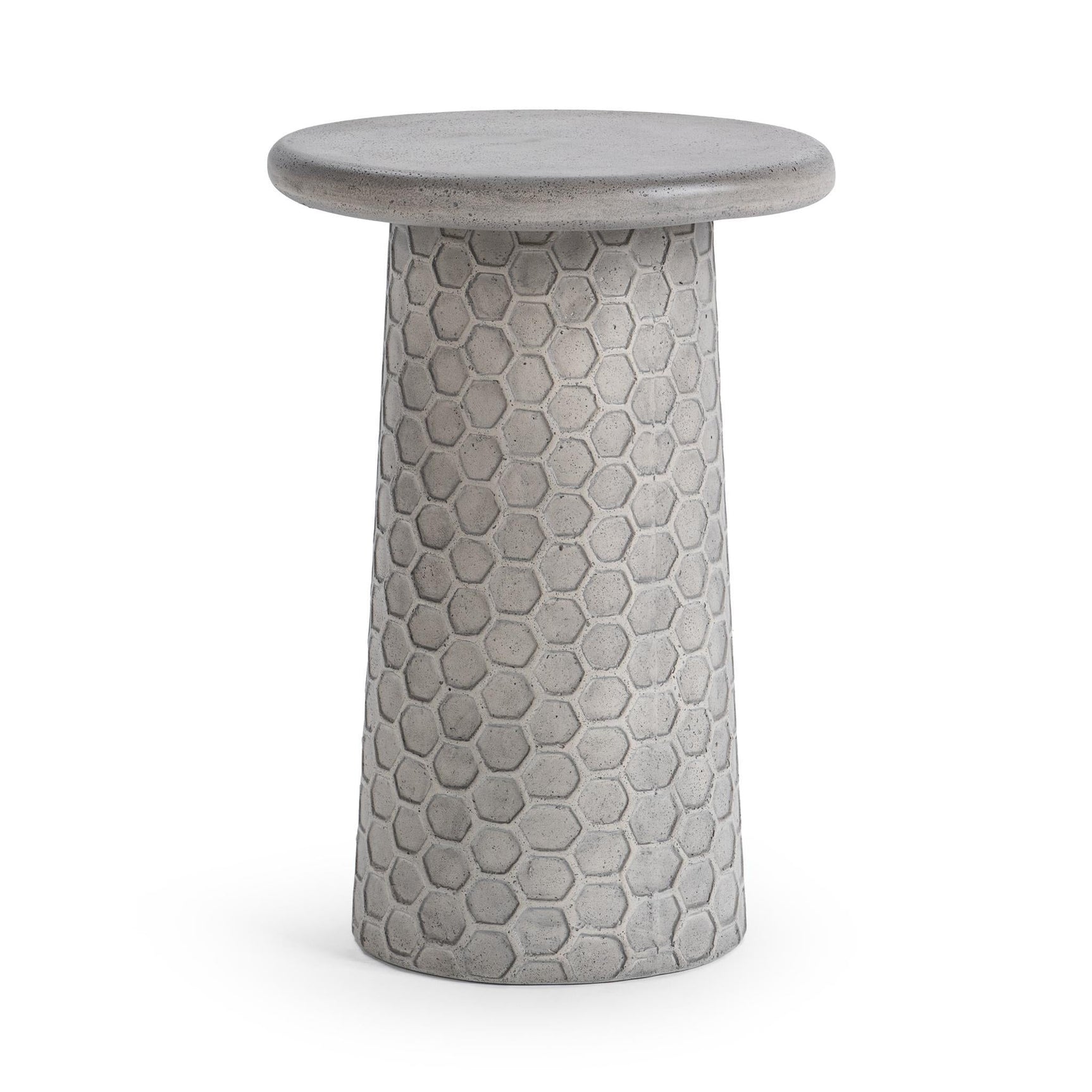 Delaine Light Gray Outdoor Accent Table - Ornate Home
