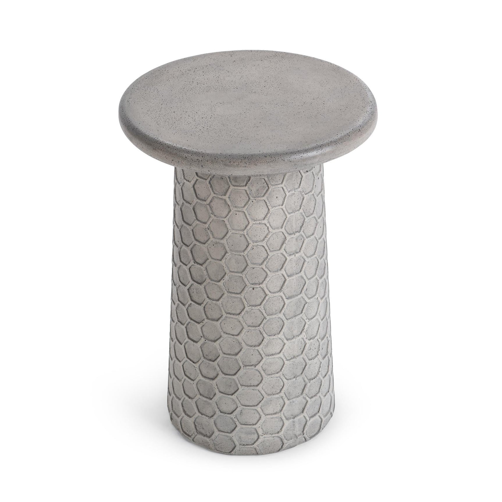 Delaine Light Gray Outdoor Accent Table - Ornate Home