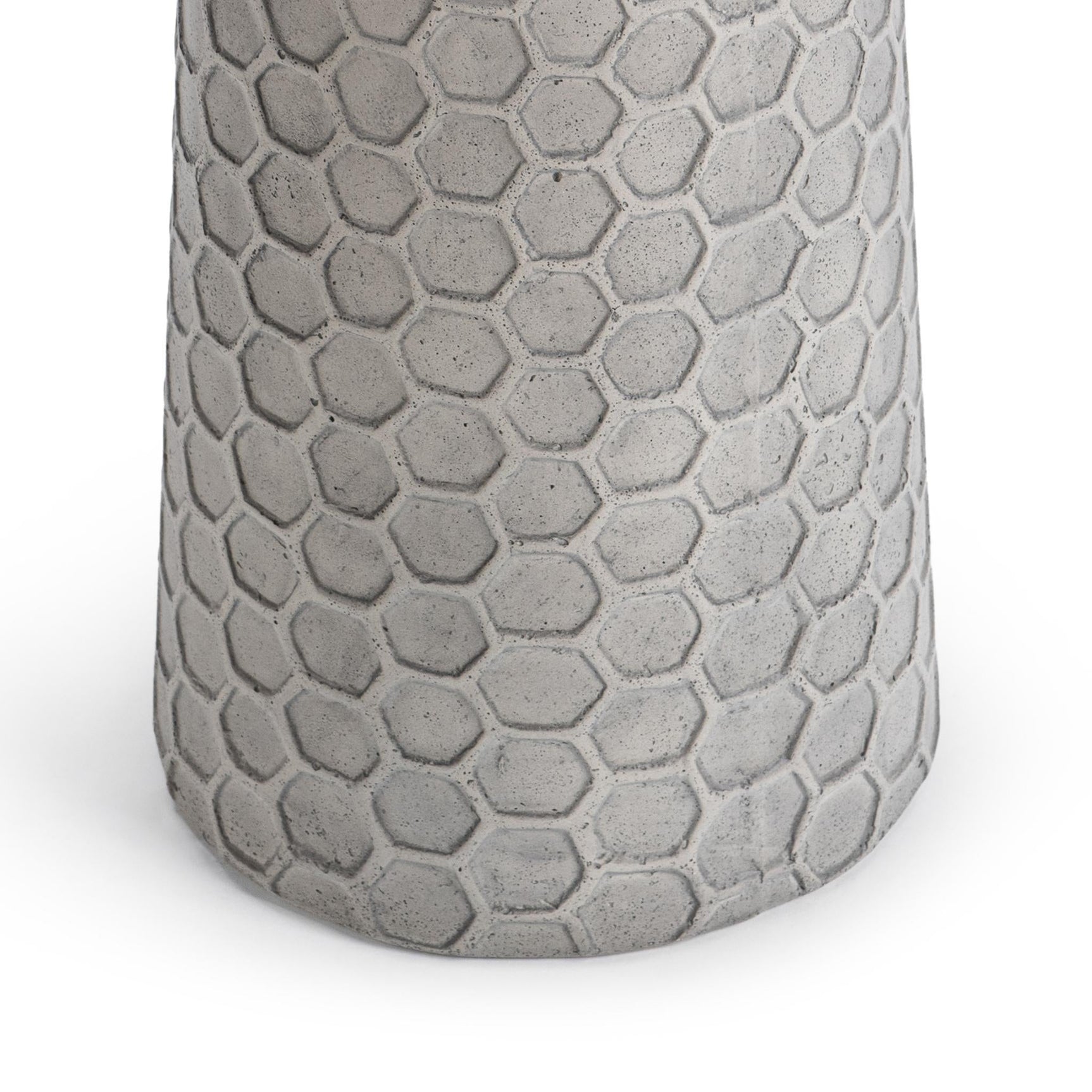 Delaine Light Gray Outdoor Accent Table - Ornate Home