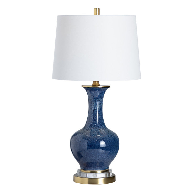 Delaney Blue/Gold Table Lamp (Set of 2) - Ornate Home