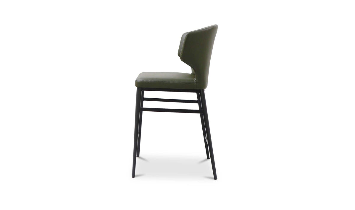 Delaney Dark Green Counter Stool - Ornate Home