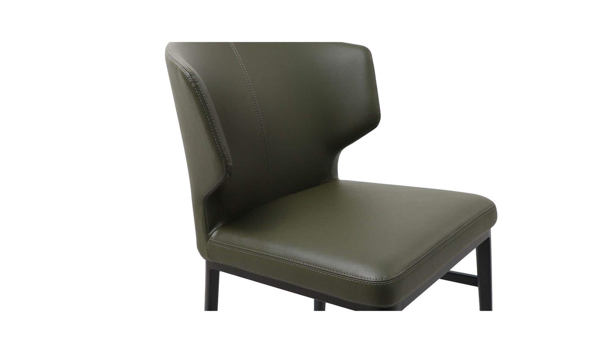 Delaney Dark Green Counter Stool - Ornate Home