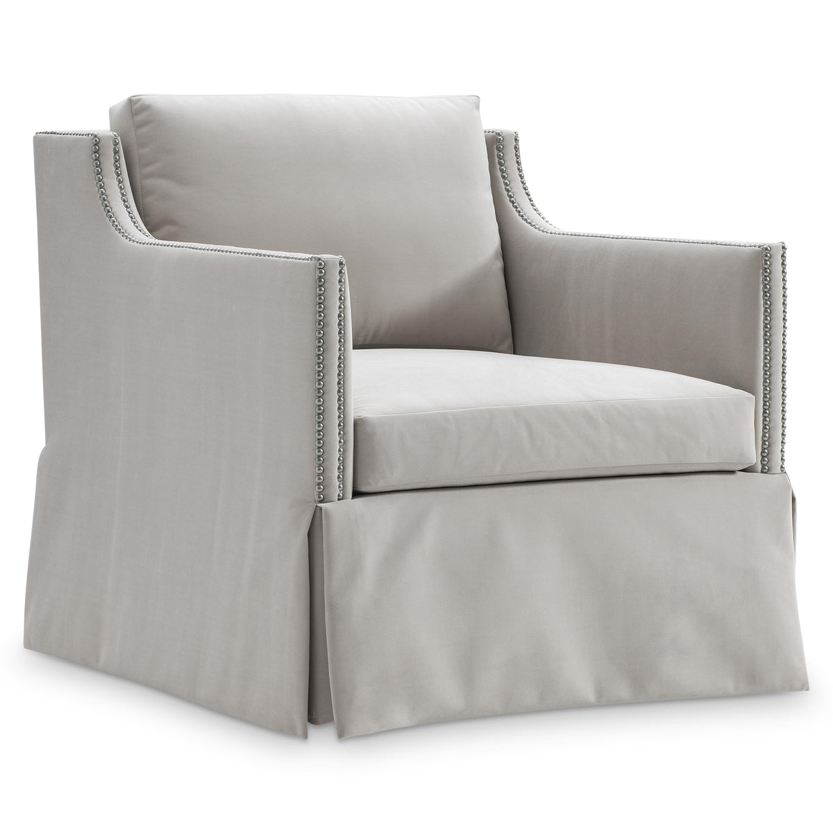 Delaney Gray Swivel Chair - Ornate Home