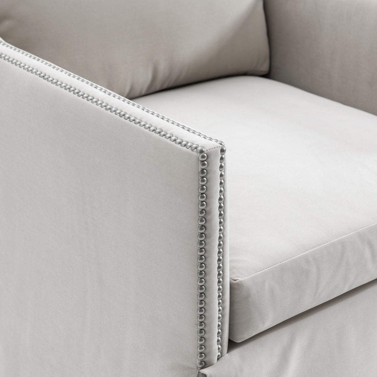 Delaney Gray Swivel Chair - Ornate Home
