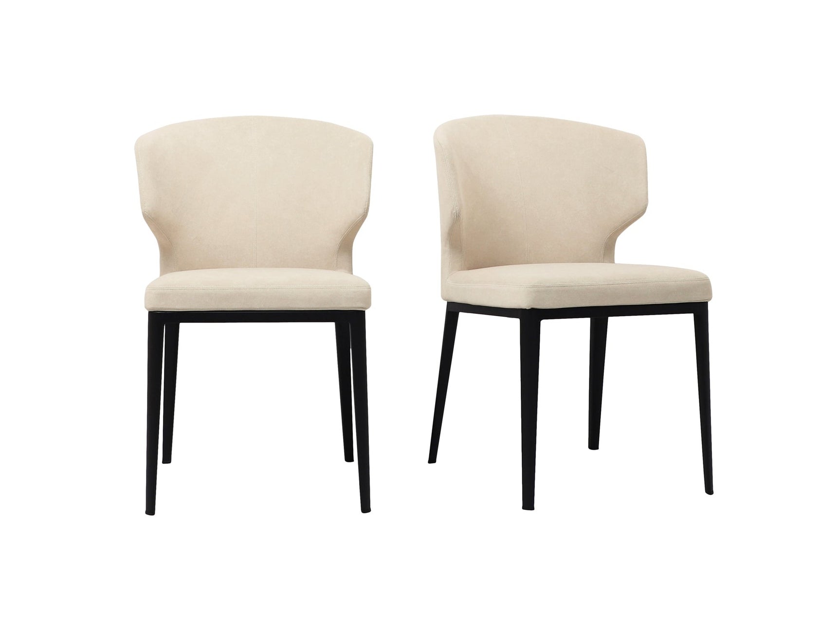 Delaney Warm Beige Dining Chair (Set of 2) - Ornate Home