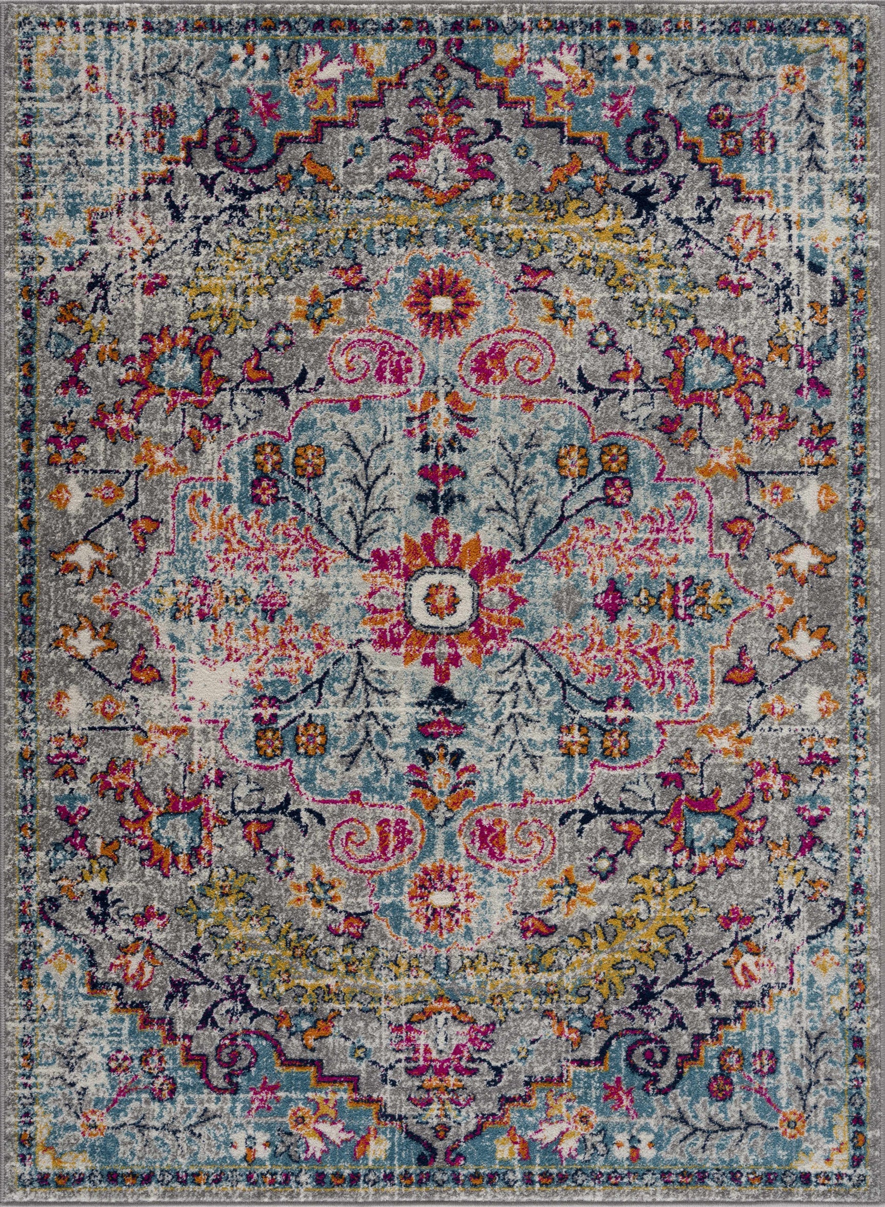 Delanson Colorful Area Rug - Ornate Home
