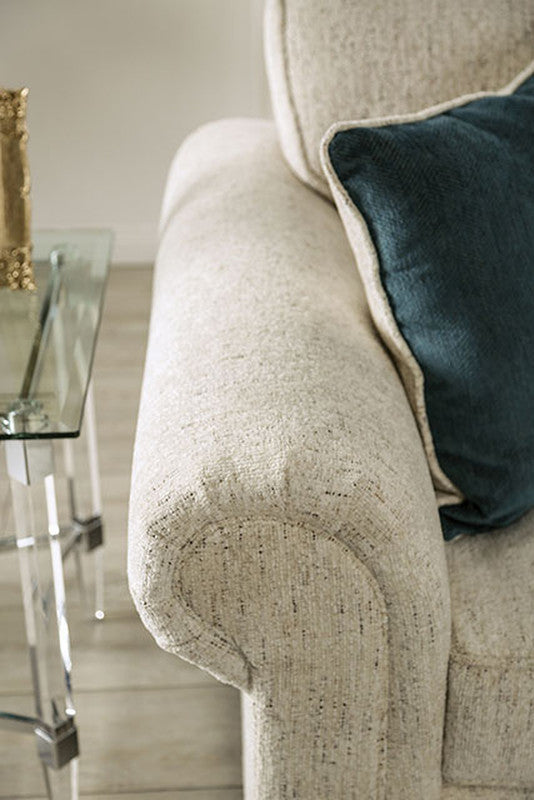 Delgada Beige Loveseat - Ornate Home