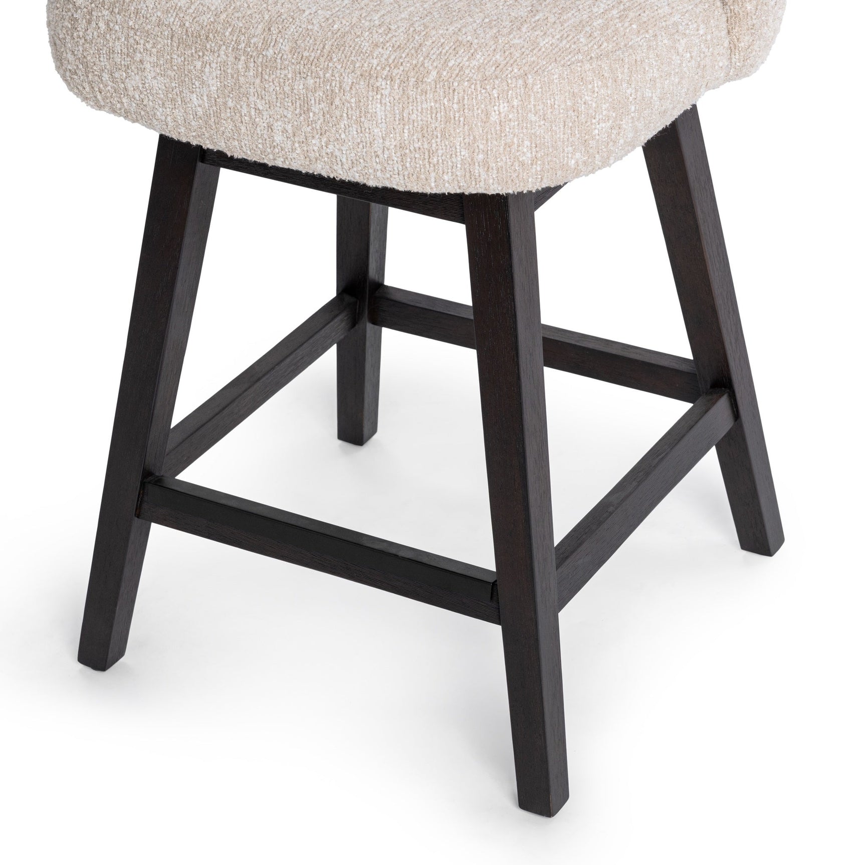 Della Sandy Cream Counter Stool - Ornate Home