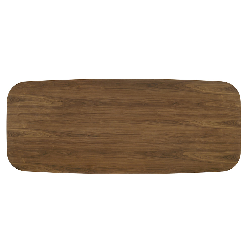 Delmon Dark Walnut Dining Table - Ornate Home