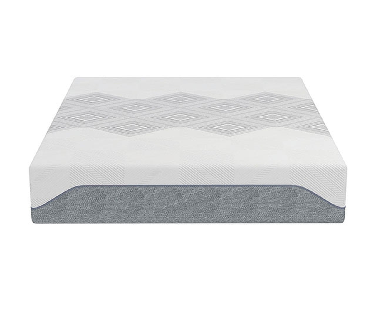 Delphinium White/Gray Cal.King Mattress - Ornate Home