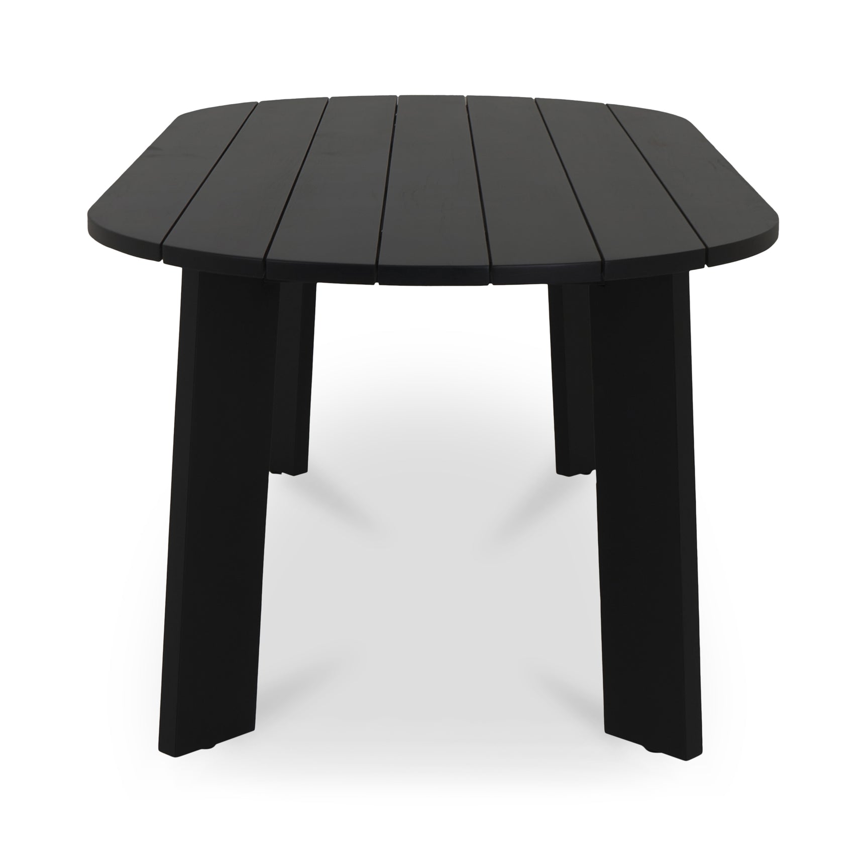 Delta Black Oval Outdoor Dining Table - Ornate Home