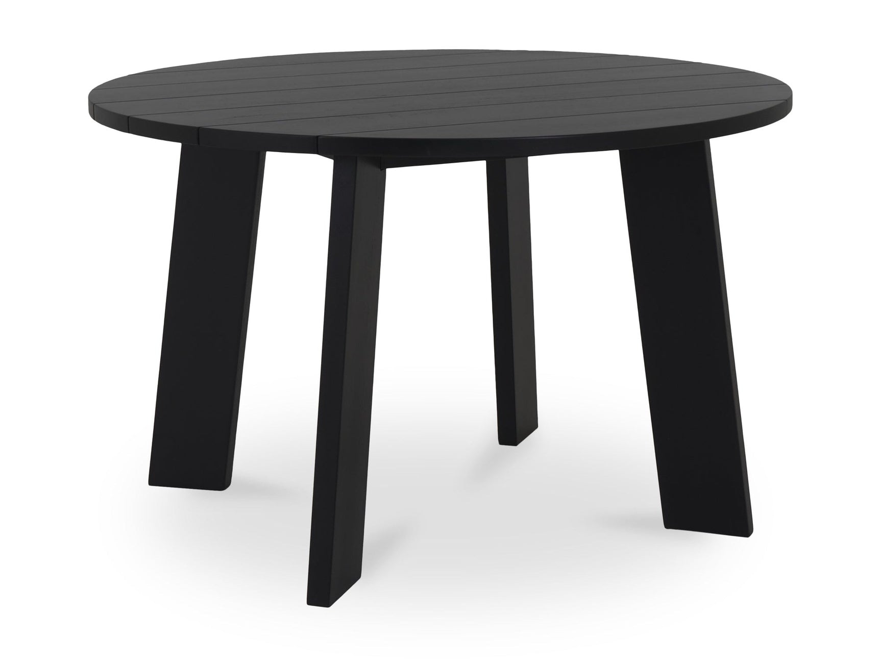 Delta Black Round Outdoor Dining Table - Ornate Home