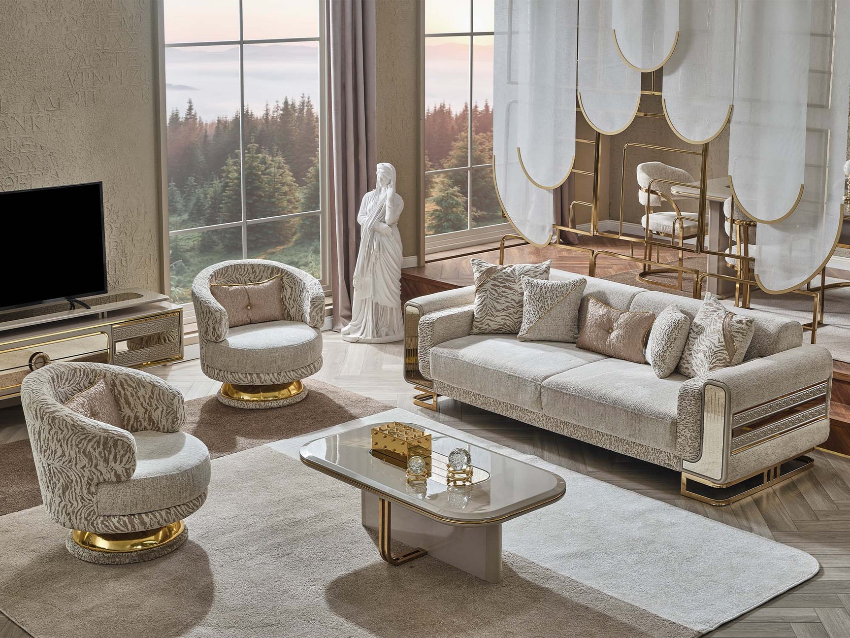 Delux Cream Chair