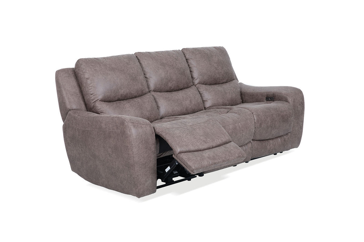 Demetrius Brown Power Sofa - Ornate Home