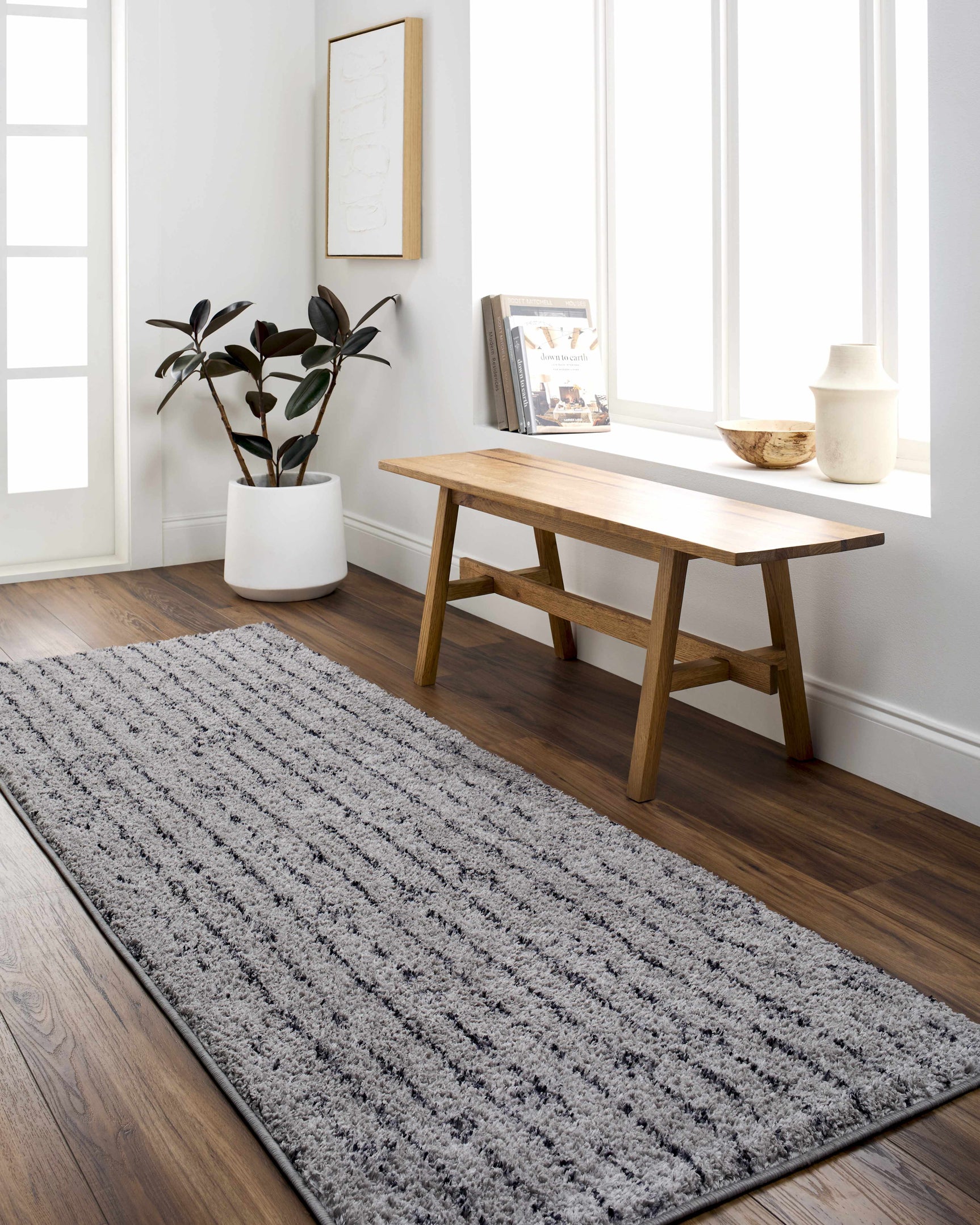 Demi Gray Washable Area Rug - Clearance - Ornate Home